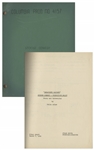 Moe Howards 24pp. Script Dated March 1950 for The Three Stooges Film Scrambled Brains, Working Title Impatient Patient -- With Extra 4pp. of Shooting Schedule & Call Sheet -- Very Good Plus